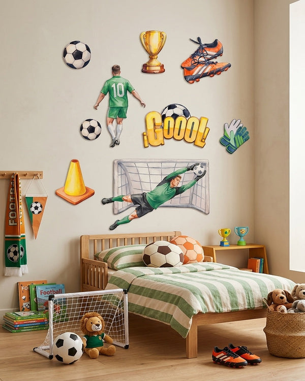 Football Wooden Wall Art Set