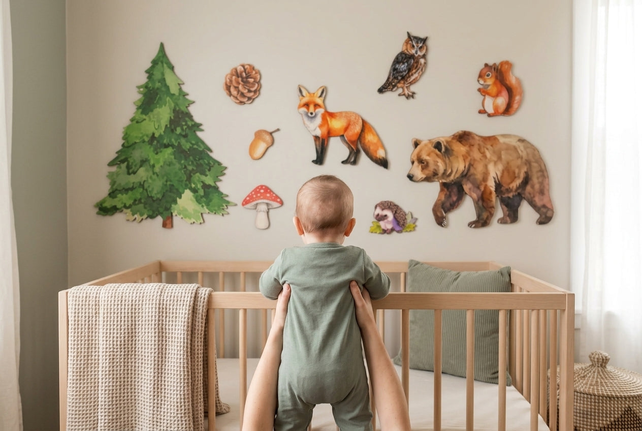 Gender-Neutral Nursery: Warm, Wooden, Calm