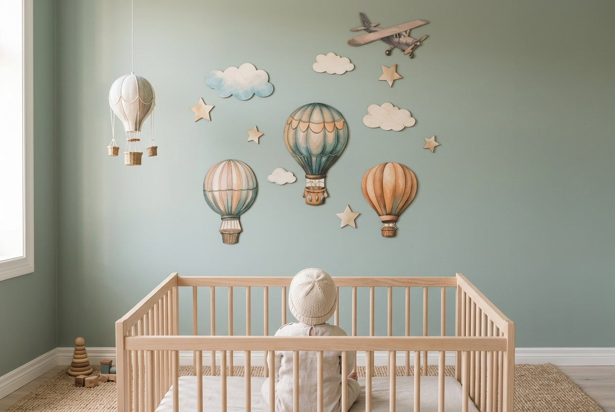 Hot Air Balloon Nursery: Soft, Dreamy & Gender-Neutral