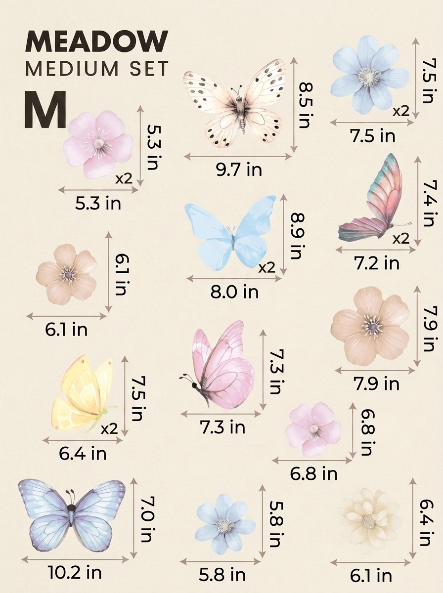 Meadow — Medium size chart