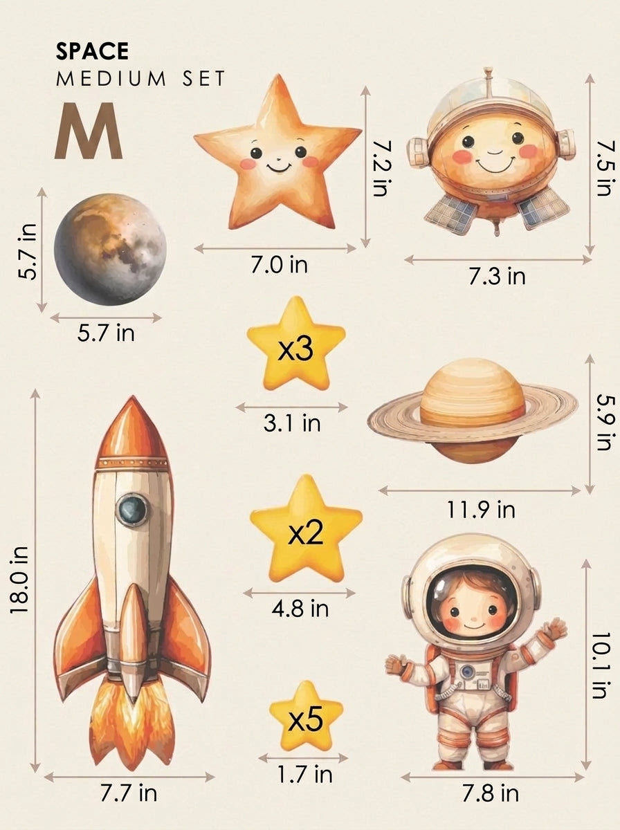 Space — Medium size chart